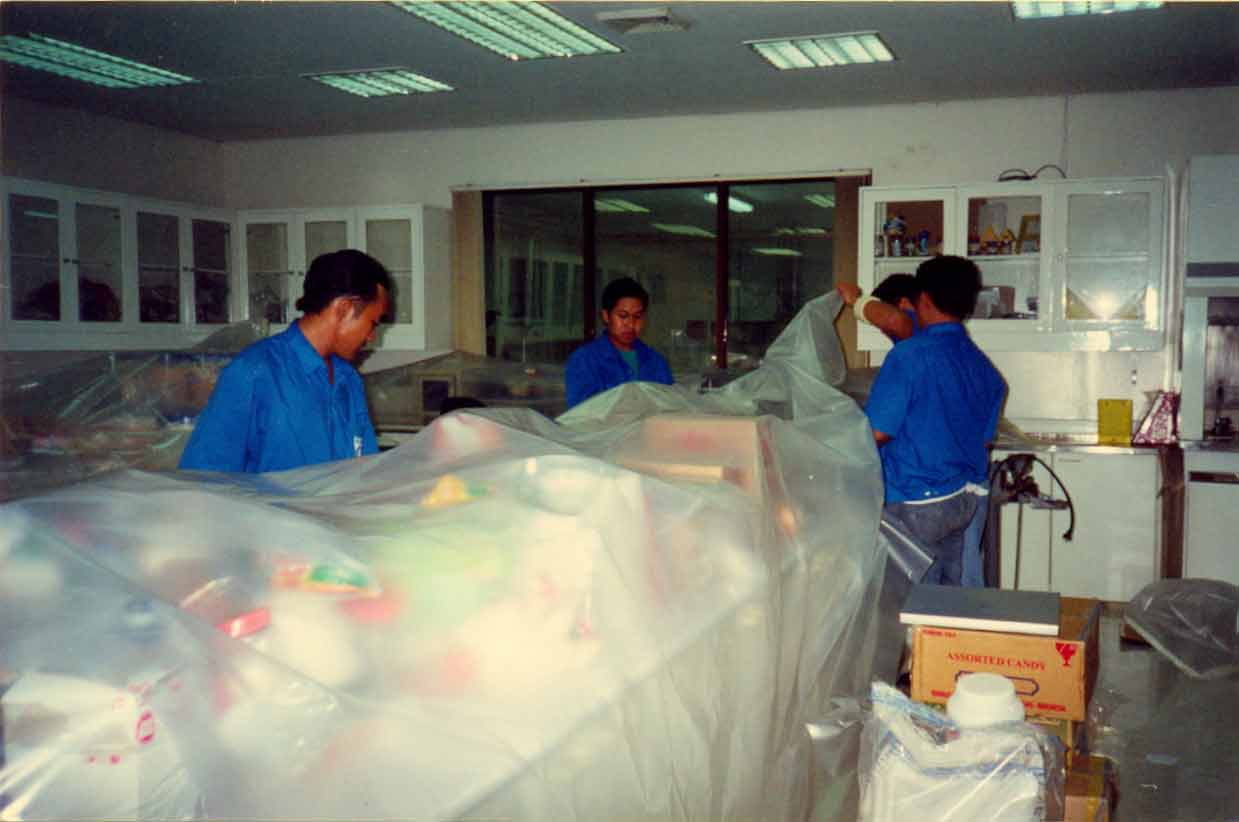 Laboratory fumigation